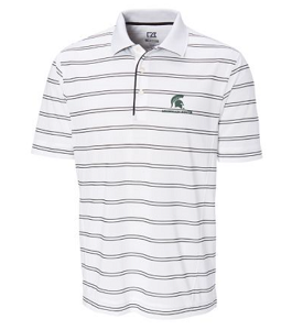 Michigan State Spartans CB DryTec Hawthorne Stripe - White